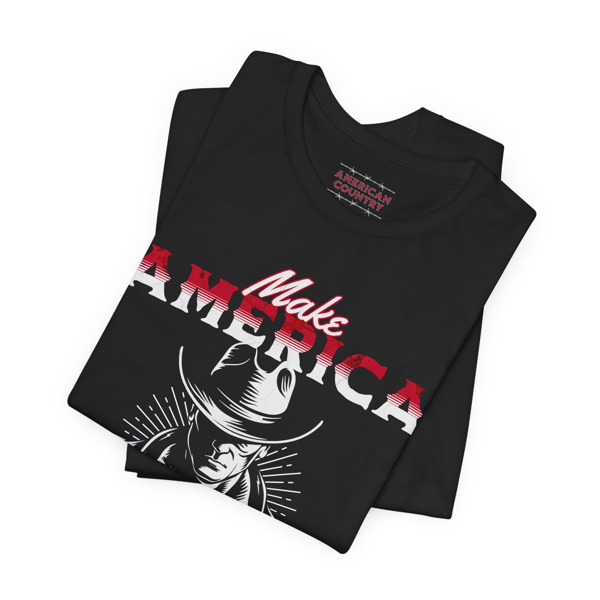 American Country "Make America Cowboy Again" Men's T-shirt - Image 5