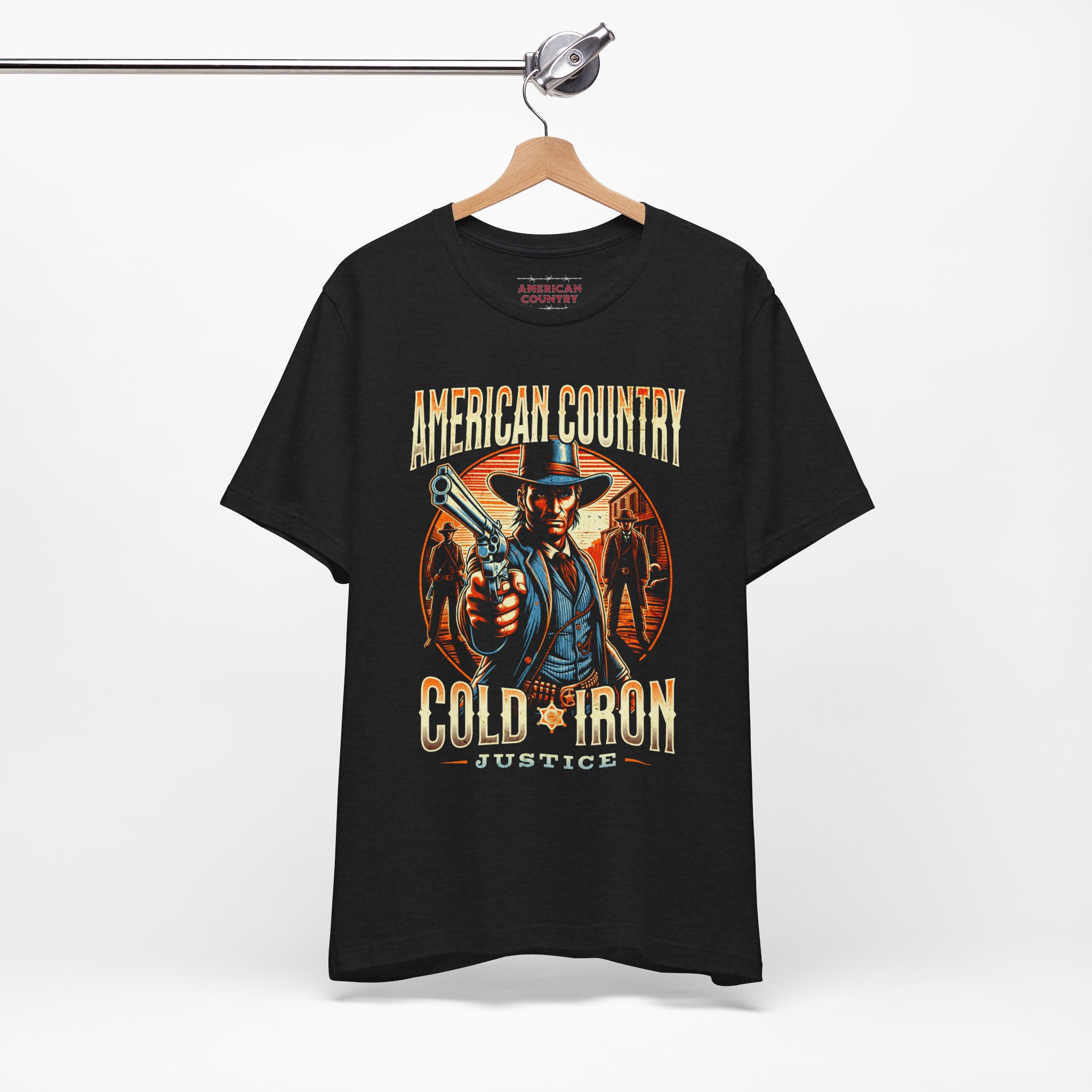 American Country "Cold Iron" Men's T-shirt - Image 4