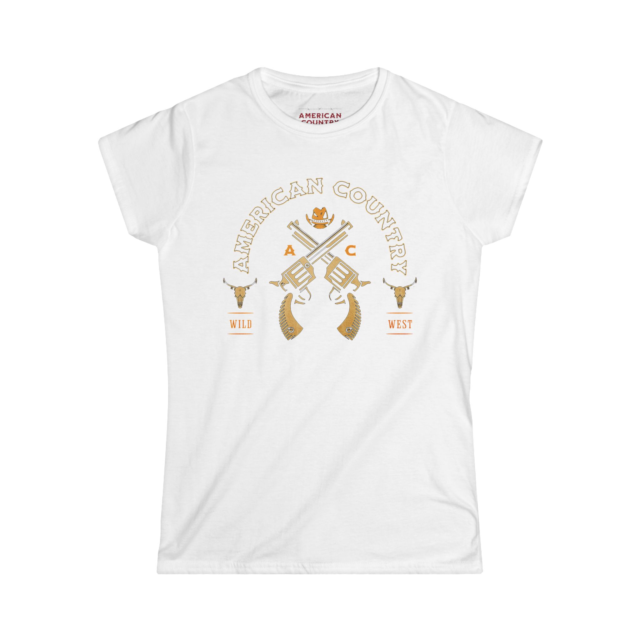 American Country Women's "Dual Pistols" Women's Tee - Image 4