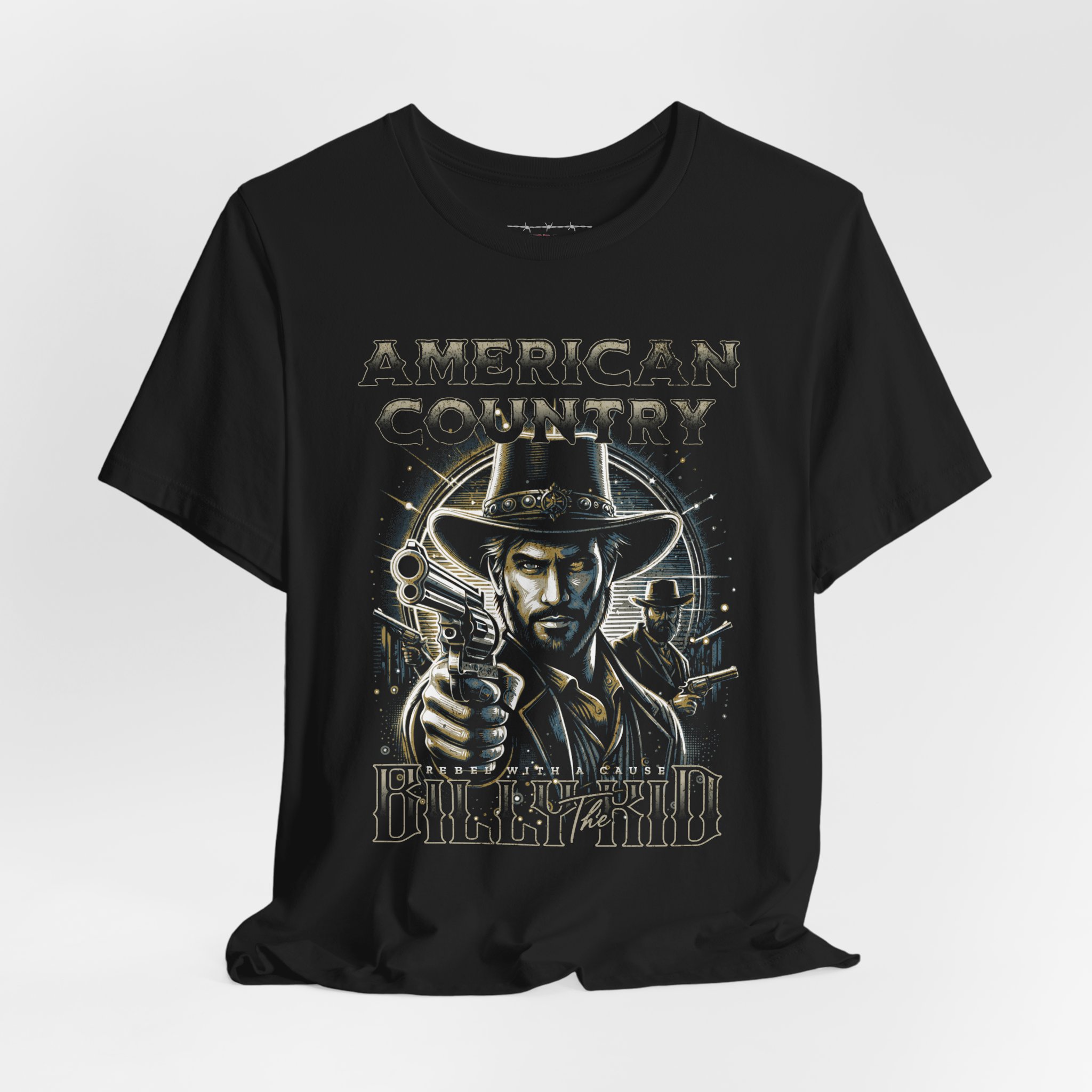 American Country “Rebel With A Cause” Men’s T-shirt - Image 3