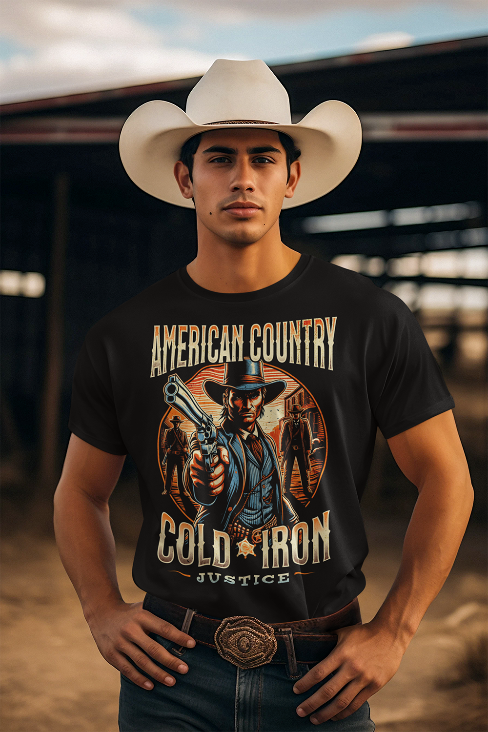 American Country "Cold Iron" Men's T-shirt