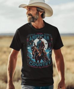 American Country "Ride By Night" Men's T-shirt