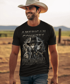 American Country “Rebel With A Cause” Men’s T-shirt