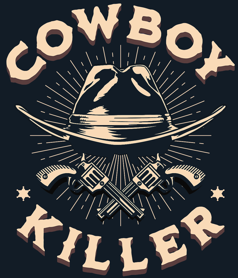 American Country "Cowboy Killer" Women's Crop Tee - Image 2