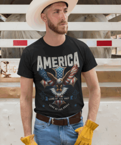 American Country "Land of the Free" Men's T-shirt