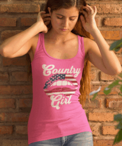 American Country "Country Girl" Racerback Tank Top
