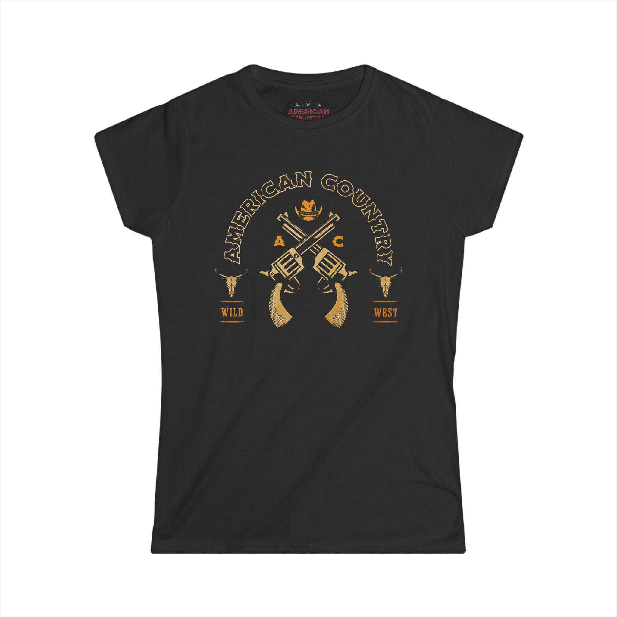 American Country Women's "Dual Pistols" Women's Tee - Image 8